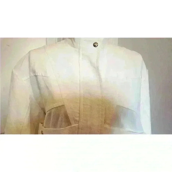 BlankNyc Jacket Large WhyCotton Short Relaxed Fit Women Zip Up - Picture 2 of 8